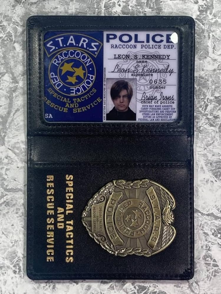 「バイオハザード  ジル・バレンタインの警察手帳  ブラウン」 バイオハザード ジル・バレンタインの警察手帳 ブラウン」jo-db